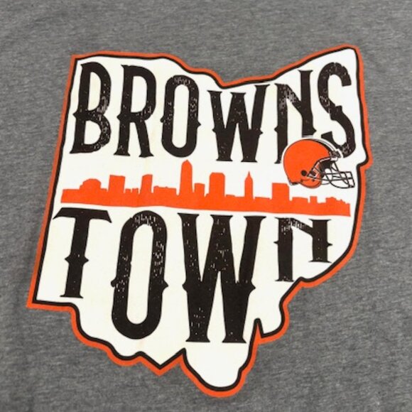New Era Cleveland Browns Town T-Shirt Tee Shirt Men's Size Large NFL - Picture 2 of 7